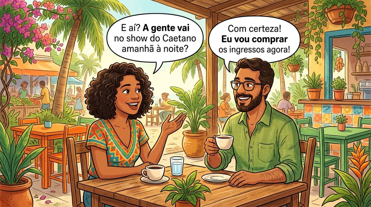 The future in Brazilian Portuguese (hint: it's not futuro do presente)