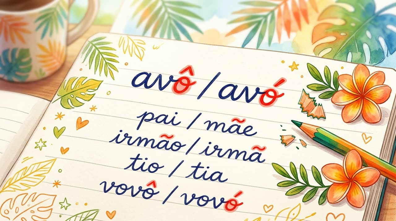 Words that change meaning with an accent mark in Portuguese