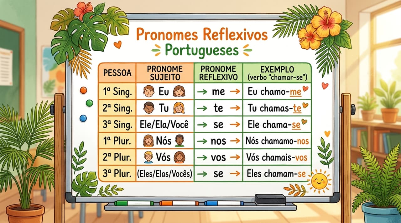 Portuguese reflexive verbs: why Brazilians 'sit themselves' and 'call themselves'