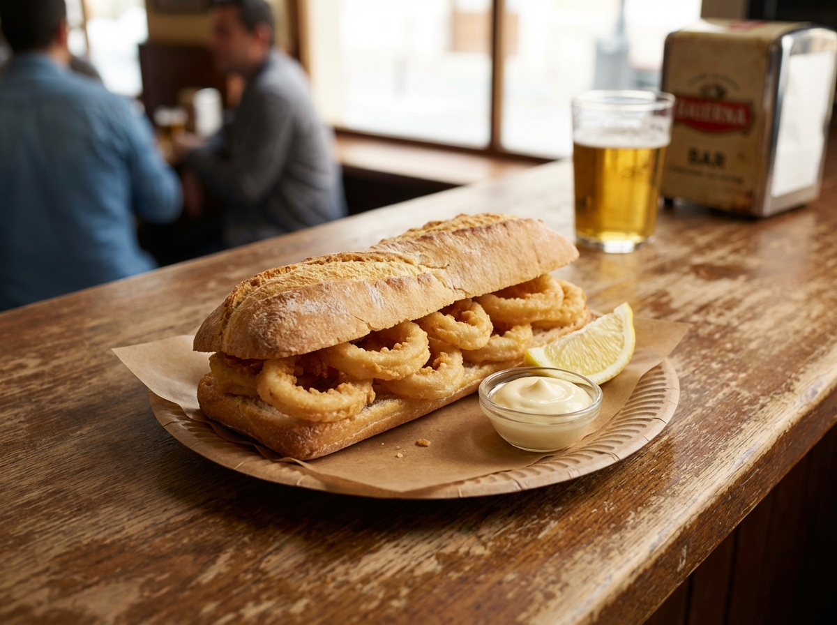 Bocadillo de calamares